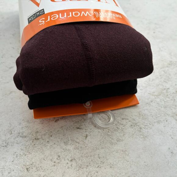 Women’s Ultra Soft Fleece Lined Tights 2 Pack 2/3X NEW! - Picture 3 of 3